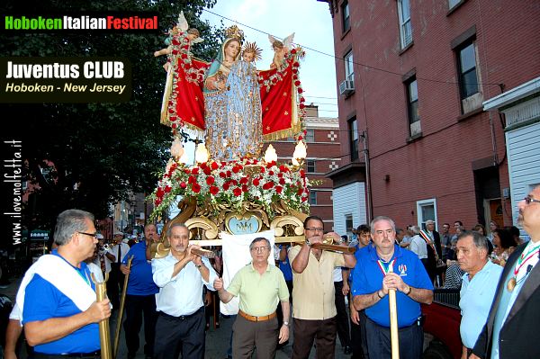 Hoboken Italian Festival  with members of the Juventus CLUB 