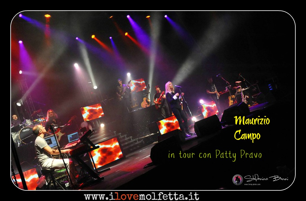 Maurizio Campo in tour con Patty Pravo