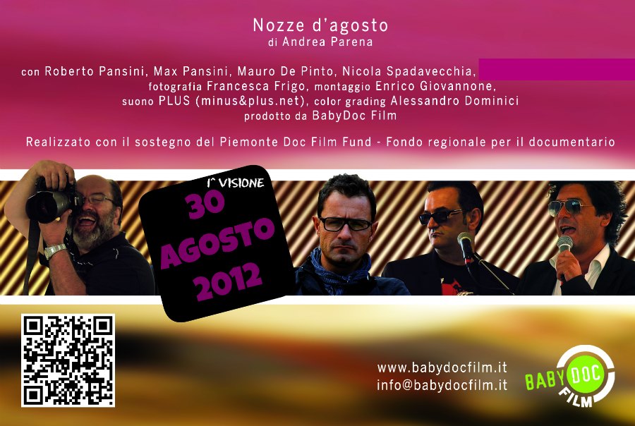 Nozze d'Agosto di Andrea Parena: back stage