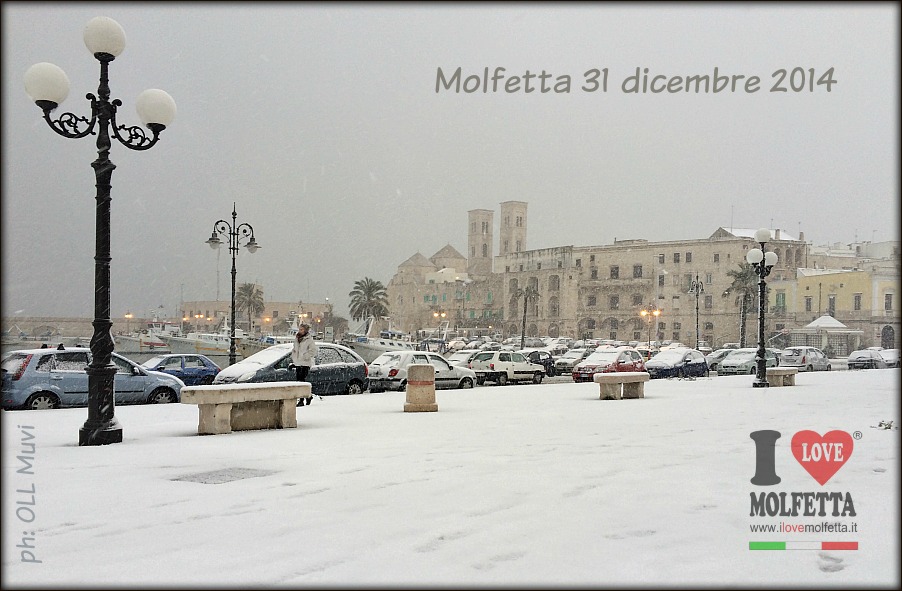 Molfetta e la neve: 31 dicembre 2014  