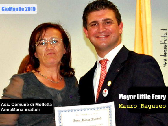 Mayor Mauro Raguseo Little Ferry NJ ospita Molfetta