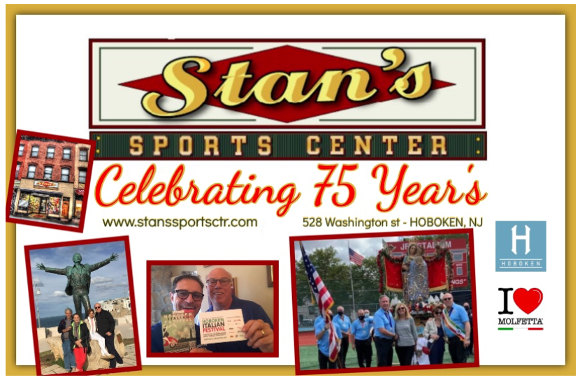 Hoboken celebrating 75 years: Stan ' s Sports Center 