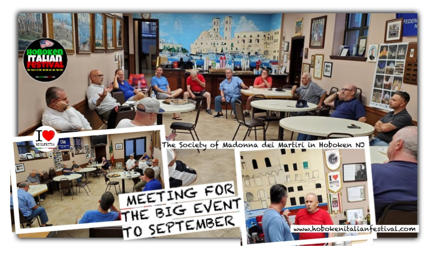 Meeting in presenza presso Society Madonna dei Martiri Hoboken