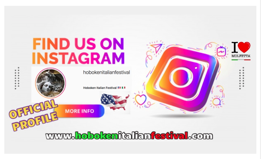 Find us on Instagram: Hoboken Italian Festival