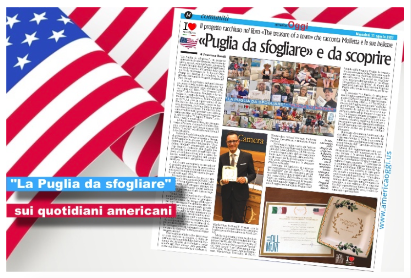 Puglia to browse: the article on Italian newspaper America Oggi