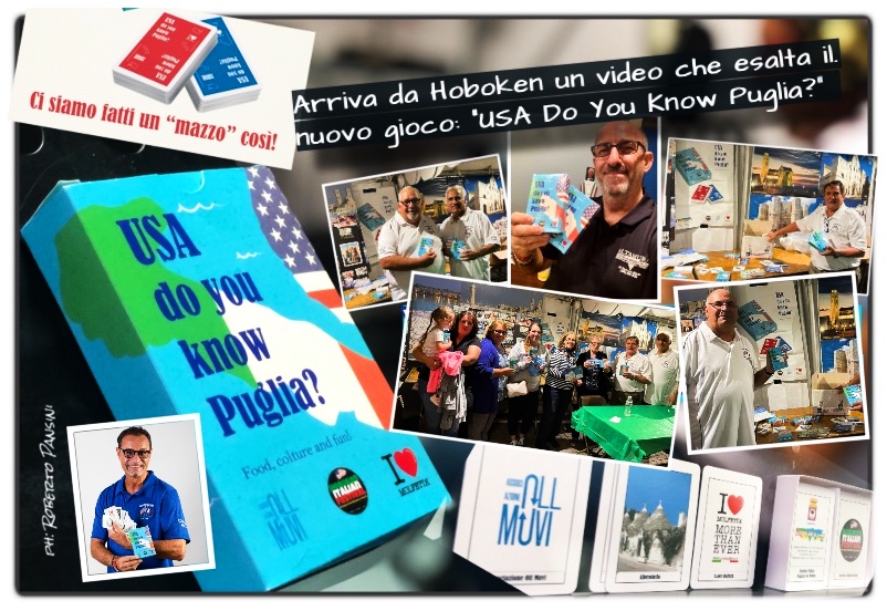 From Hoboken beautiful video new game: USA Do You Know Puglia