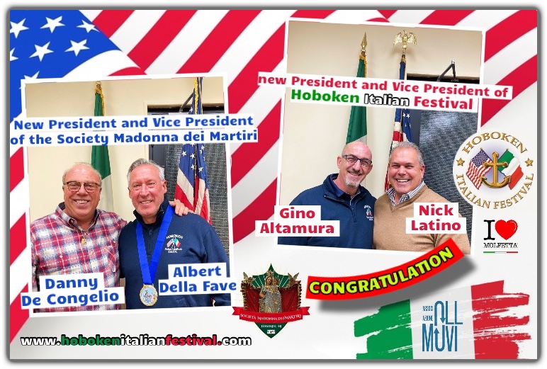 The New President: Society Madonna dei Martiri and Hoboken Italian Festival 2022