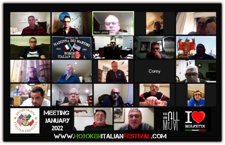 Society Madonna dei Martiri Hoboken: meeting 2022