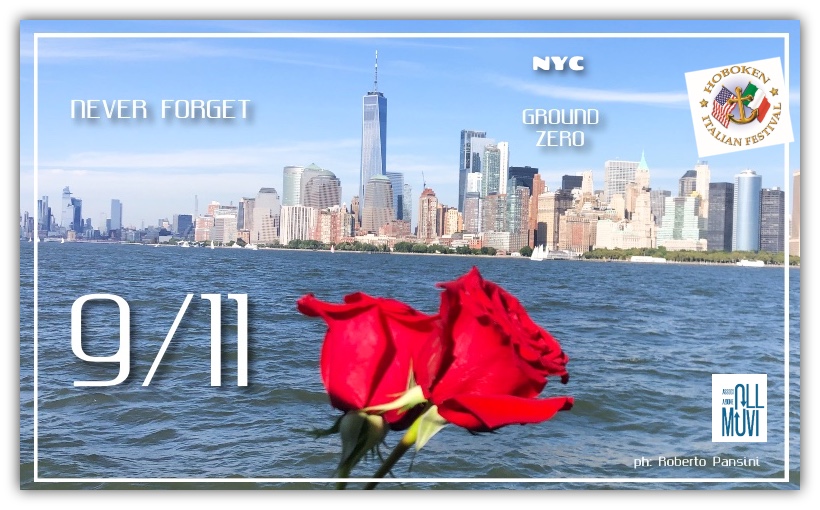 Anniversary 9/11 of the terrorist attacks NYC: Never Forget