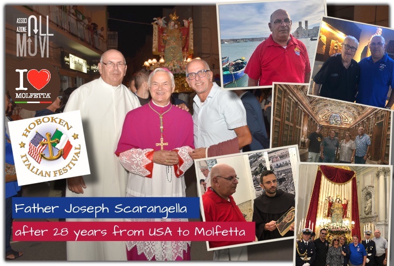 After 28 years, from USA, he returns to Molfetta for the Madonna dei Martiri feast