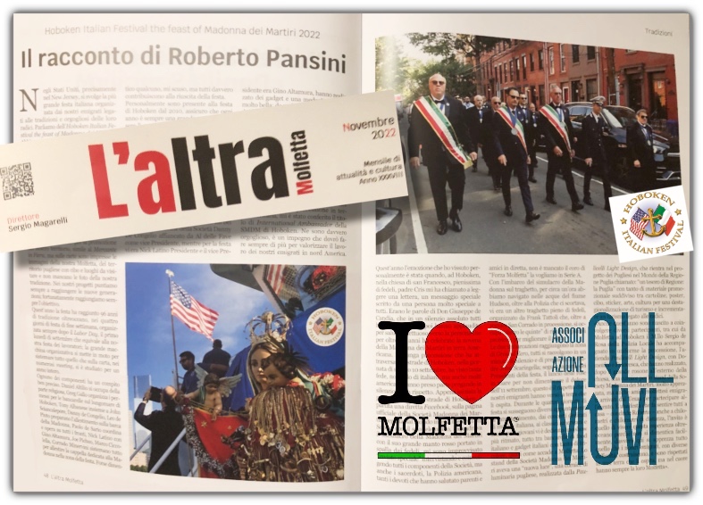 In the newspaper to Molfetta: the feast of the Madonna in Hoboken is told