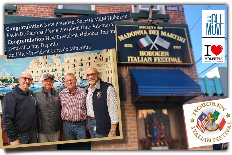 New Presidents elected: Society Madonna dei Martiri and Hoboken Italian Festival 2023