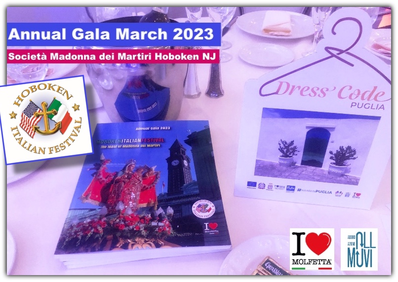 Dress Code Puglia: Annual Gala 2023 Society Madonna dei Martiri Hoboken 