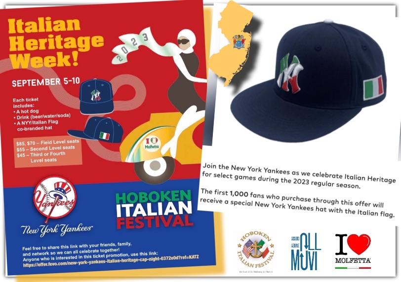 Hoboken Italian Festival celebrates Italian Heritage Week with the NY Yankees