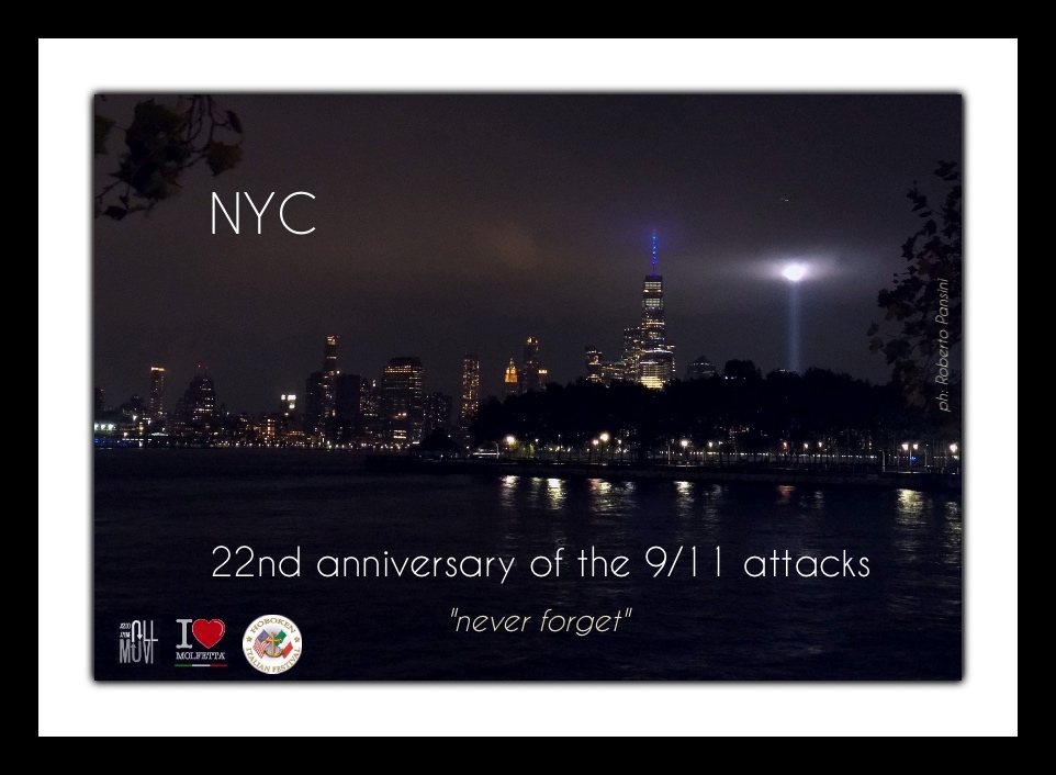 NYC: the 22nd anniversary of the 9/11 terror attacks