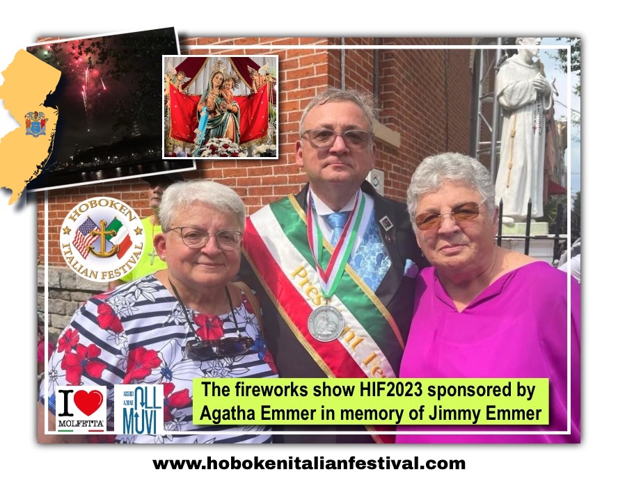 The fireworks show HIF2023 sponsored by Agatha Emmer in memory of Jimmy Emmer