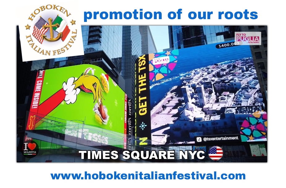 Fly to Puglia: promotion of our roots in Times Square NYC