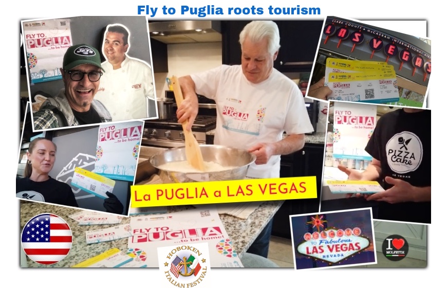 Region Puglia in Las Vegas for roots tourism: fly to Puglia by HIF