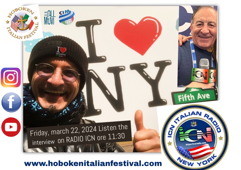 OnAir by Radio ICN NY talk Annual Gala 2024 Hoboken Italian Festival MdM NJ