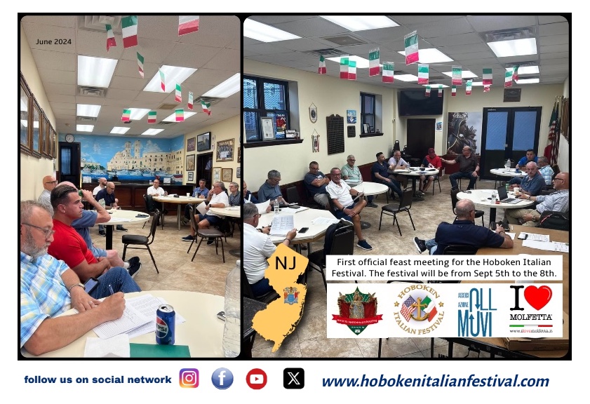 Society Madonna dei Martiri in Hoboken: Meeting for the feast 2024