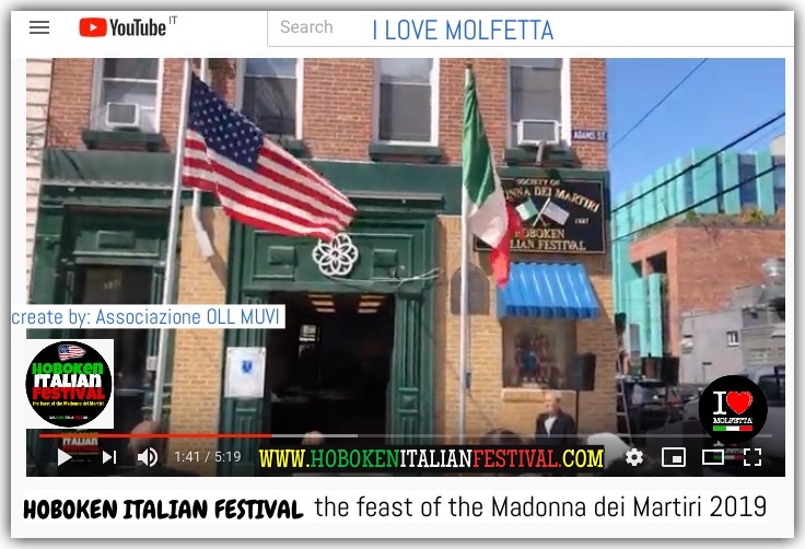 Video mozzafiato pochi minuti Hoboken Italian Festival 2019