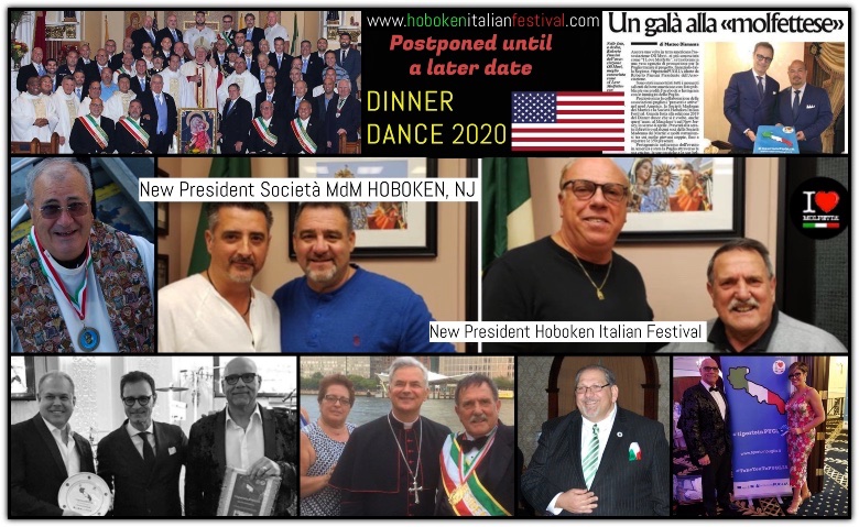 Hoboken: rinviato il Dinner Dance 2020 della Societa' Madonna dei Martiri