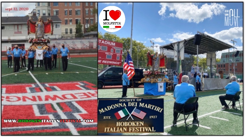 Madonna dei Martiri ad Hoboken: touchdown JFK Stadium