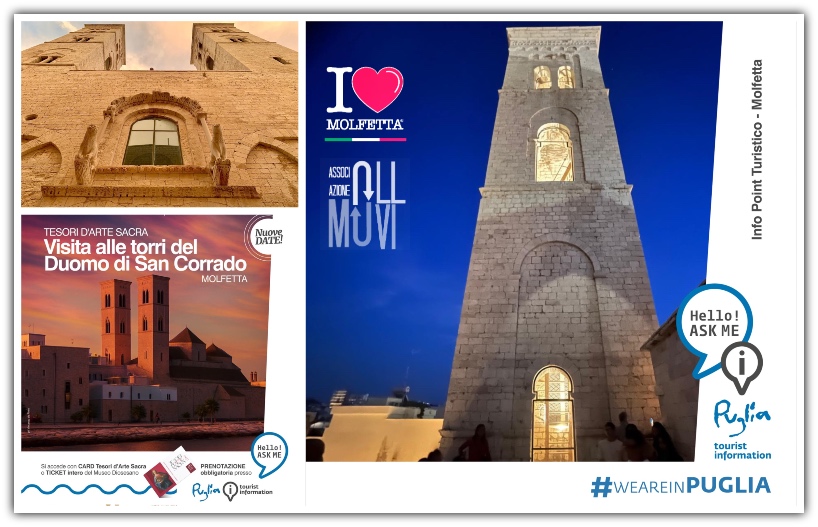 Molfetta riscopre la sua bellezza: successo per le visite alle torri del Duomo