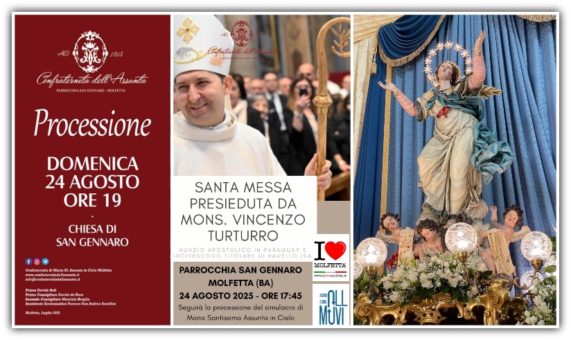 Celebrazione Solenne in Onore di Maria SS. Assunta in Cielo a Molfetta