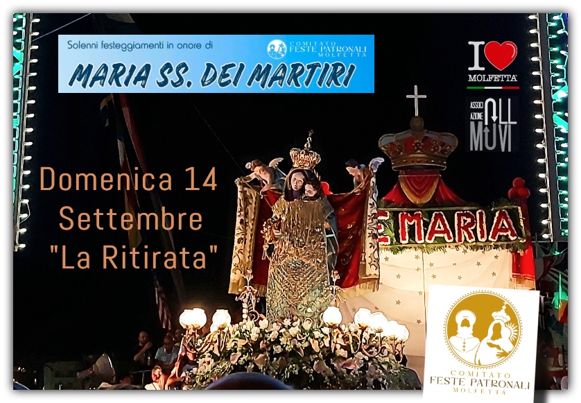 Molfetta celebra la ritirata della Madonna dei Martiri: un giorno di fede, musica e tradizione