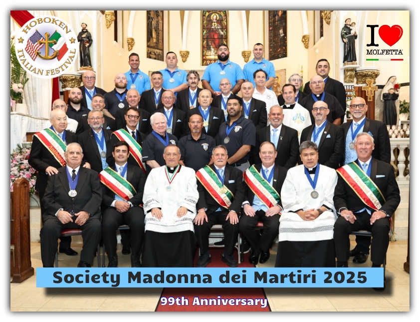 Society Madonna Dei Martiri Hoboken: la foto di gruppo 2025