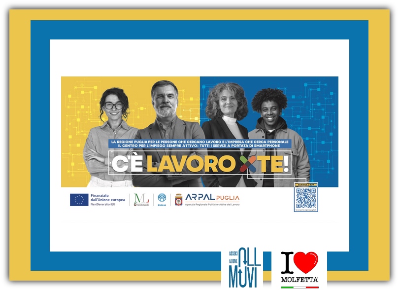 Campagna crossmediale di ARPAL Puglia e Regione Puglia per i servizi digitali per il lavoro