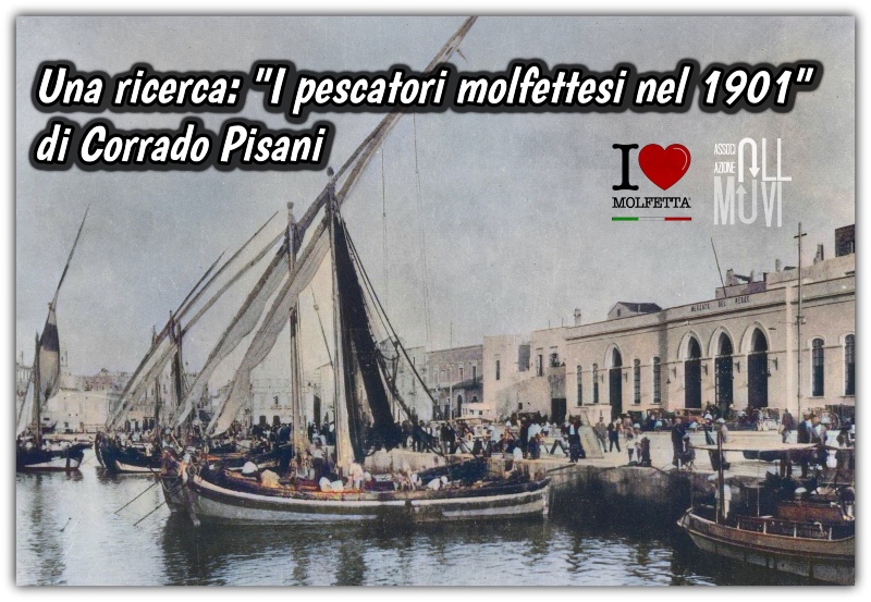 I pescatori molfettesi nel 1901. Di Corrado Pisani 