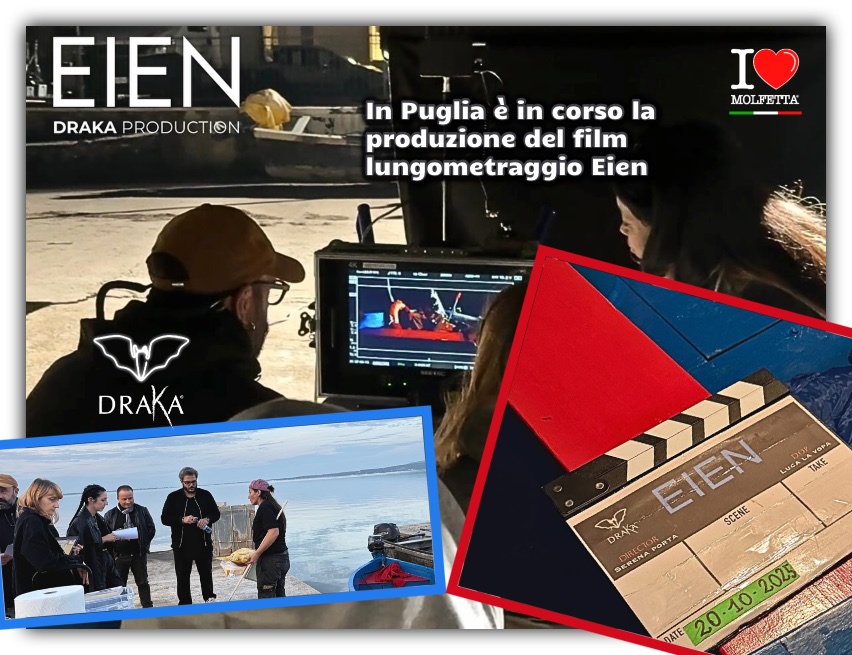 In Puglia si gira il film lungometraggio tra Molfetta e il Gargano