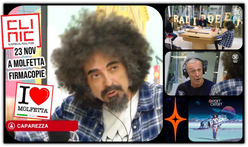 Caparezza in Orbit Orbit: Ospite a Deejay Chiama Italia