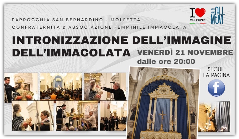 Da questa sera, Molfetta e' ufficialmente in cammino