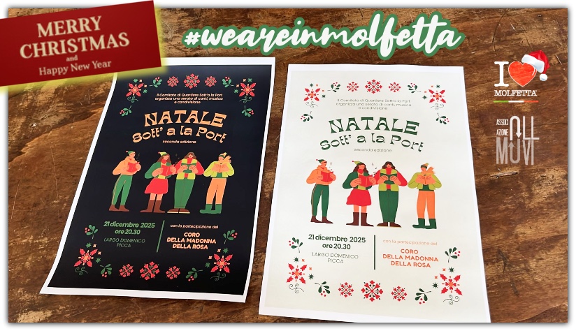 A Molfetta seconda edizione di Natale Sott a la Port 2025.