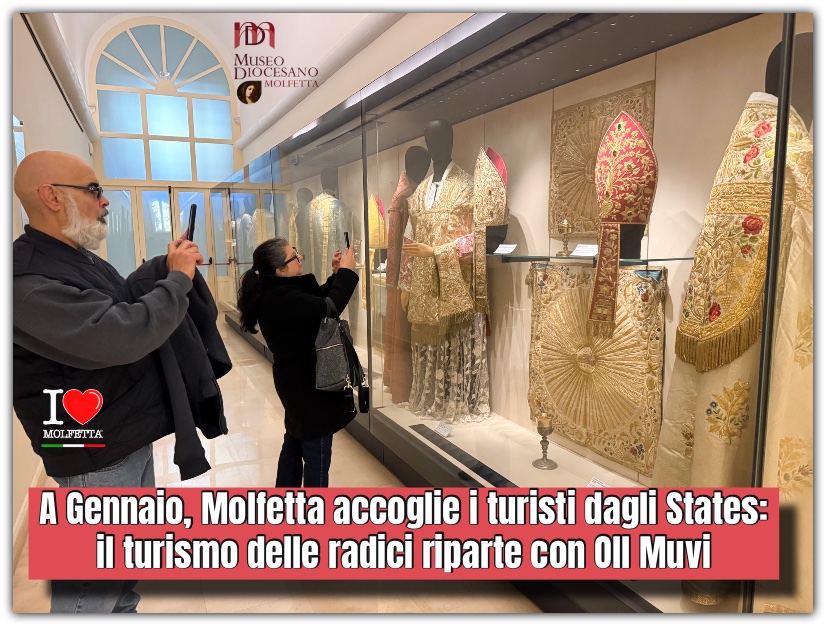 A Gennaio, Molfetta accoglie i turisti dagli States: il turismo delle radici riparte con Oll Muvi