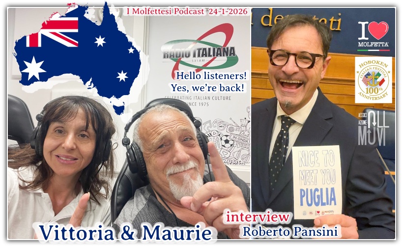 Ad Adelaide i Molfettesi su Radio Italiana 531: un ponte di voci tra Molfetta, Australia e USA
