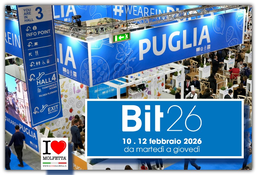 La Puglia alla BIT a Milano dal 10 al 12 febbraio 2026