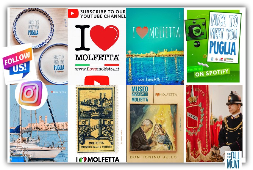 Follow Us on Instagram profile I Love Molfetta
