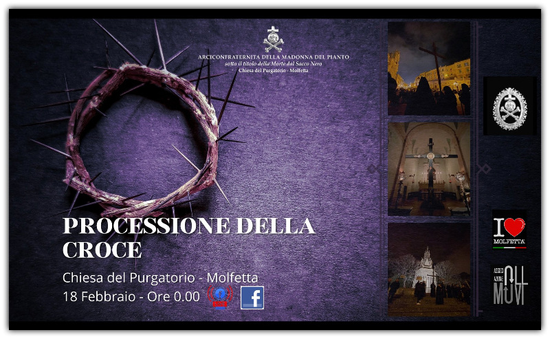 Processione della Croce: a Molfetta la notte in cui il silenzio diventa preghiera Processione della Croce: a Molfetta la notte in cui il silenzio diventa preghiera