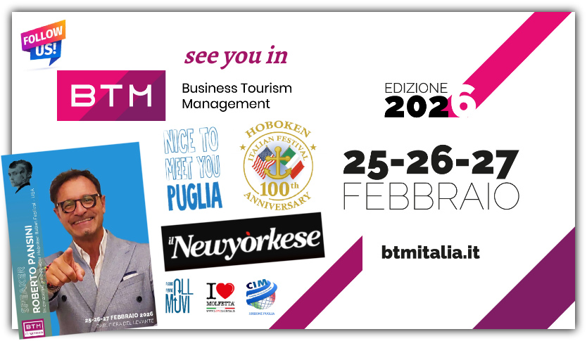 La Puglia si conferma destinazione strategica sui mercati globali: ti aspettiamo al BTM 2026