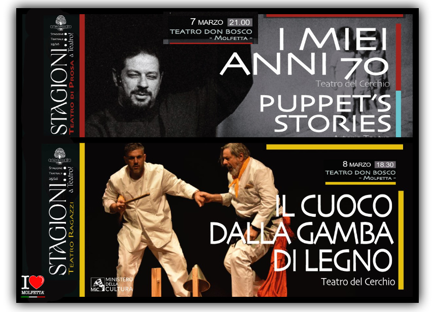  Un weekend tra innovazione e avventura, torna a Molfetta: STAGIONI... a Teatro!