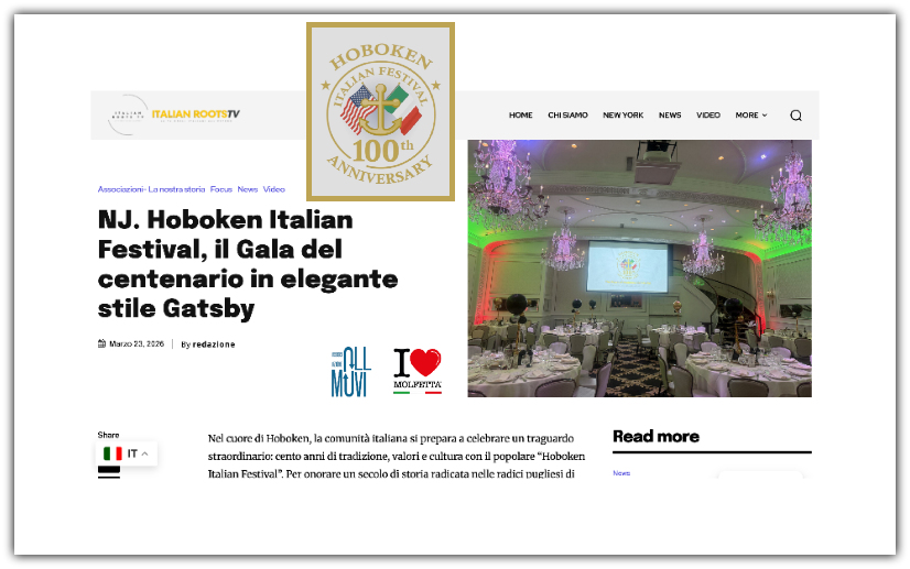 ItalianRootsTV parla di emigrazione molfettesi: i 100 anni della Madonna dei Martiri in USA