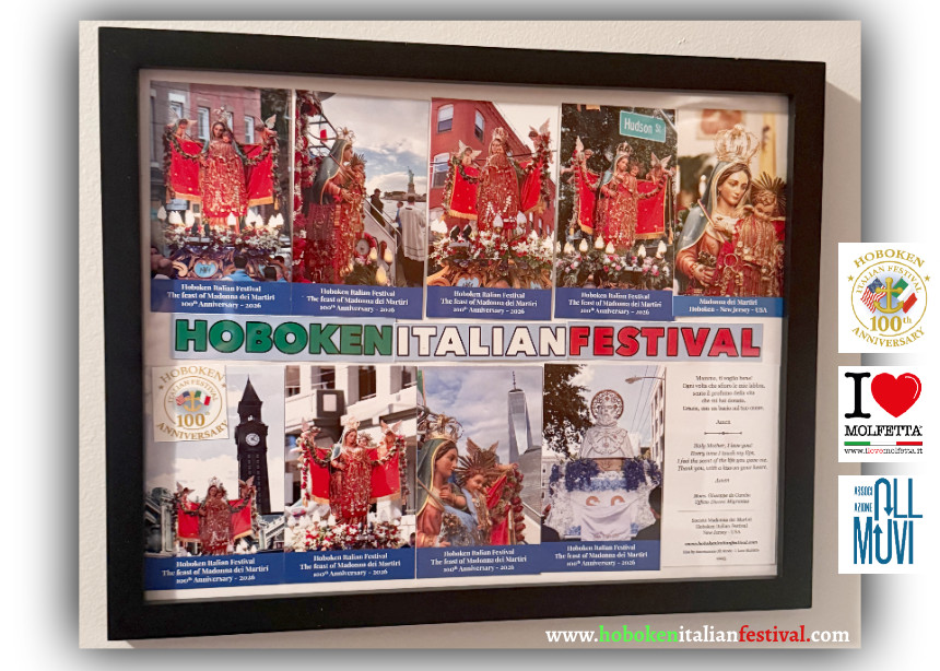 Un quadro da collezione celebra il 100th Anniversary Hoboken Italian Festival