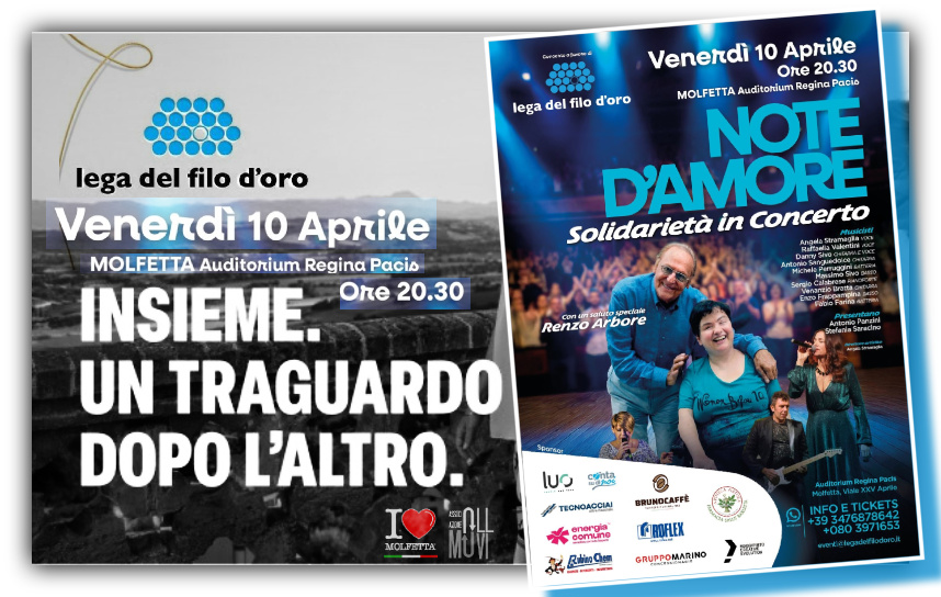 Solidarieta' in concerto: note di Amore a Molfetta