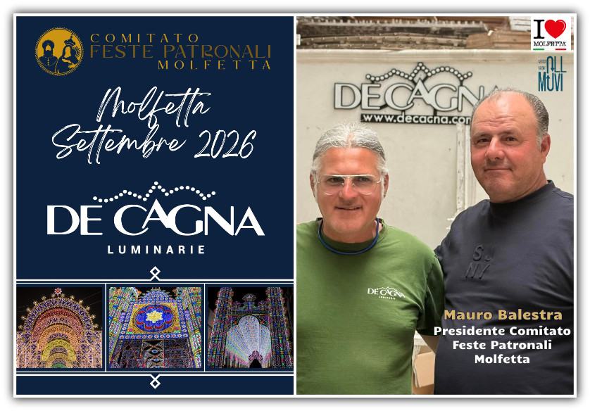 La luce torna protagonista, a Molfetta sara' spettacolo puro