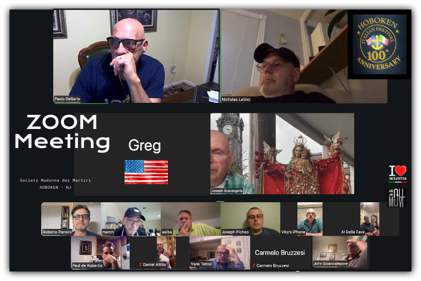 Zoom Meeting: 100th Anniversary Hoboken Italian Festival SMDM