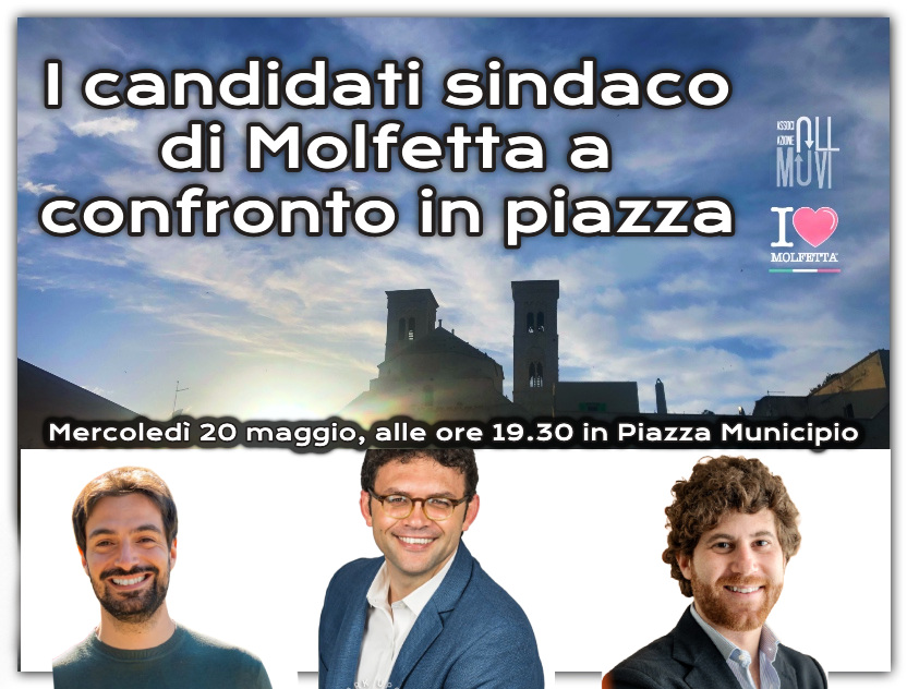 Dibattito pubblico tra i candidati sindaci di Molfetta